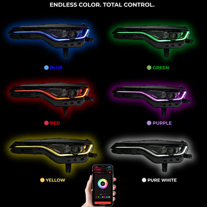 Chevrolet Camaro RS/SS RGBWA DRL Boards (2019-2024) - F11 | A12 | P2   - BX1-F11 | F12 | A12 | P2   - BX3-F11 | E1 | A12 | P2   - BX3-F11 | F12 | E1 | A12 | P2   - BX4-  DRIVEN - 13