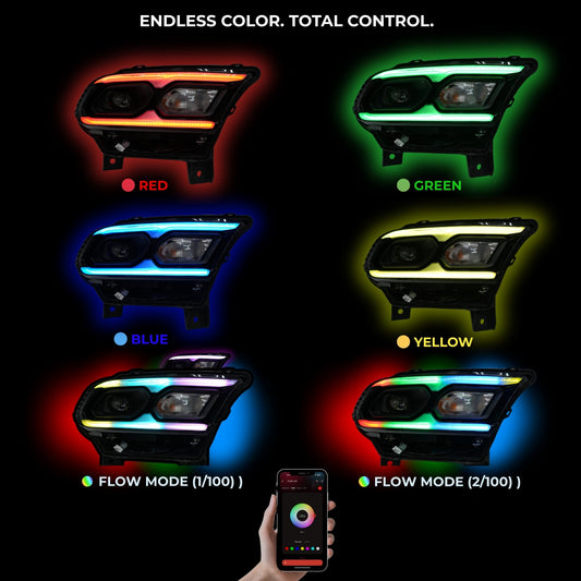 Dodge Durango Multicolor Flow DRL Kit (2021-2026) - G5x2 | A21 | P2   - BX1-  DRIVEN - 2