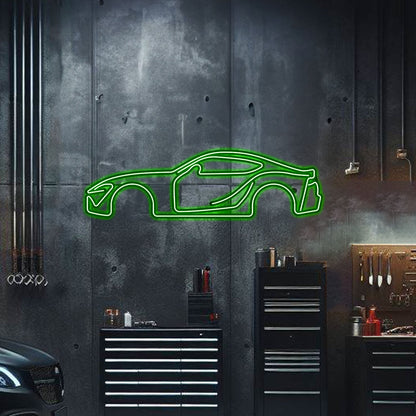 Supra MK5 Metal Neon Car Wall Art - MTN0047 - MTN0047W99L-MTN0047W120L-MTN0047W140L-MTN0047R99L-MTN0047R120L-  DRIVEN - 4