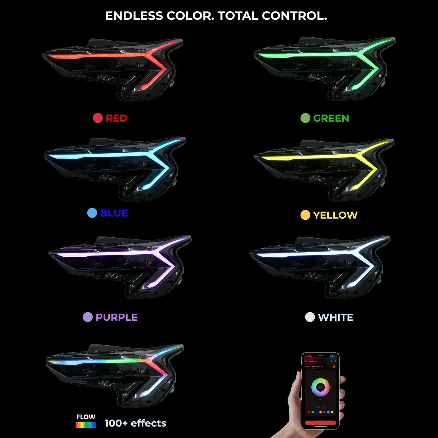 Kia K5 Flow Multicolor DRL Boards (2025-2026) - E15 | A21 | P2   - BX12-  DRIVEN - 4