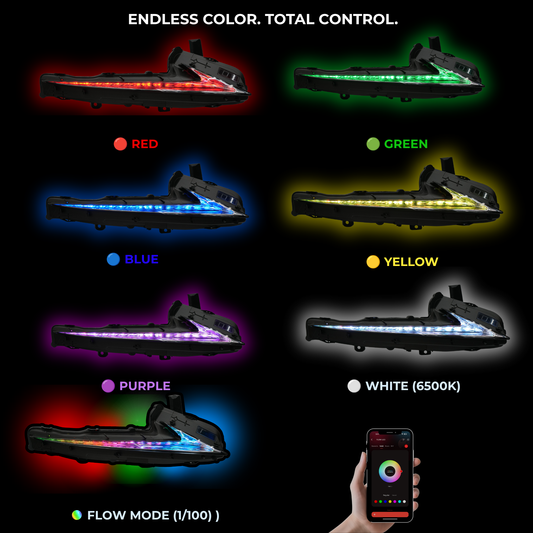 Lexus IS Multicolor Flow Series DRL Boards (2014-2020) - S4 | A20 | P2   - BX12-  DRIVEN - 2
