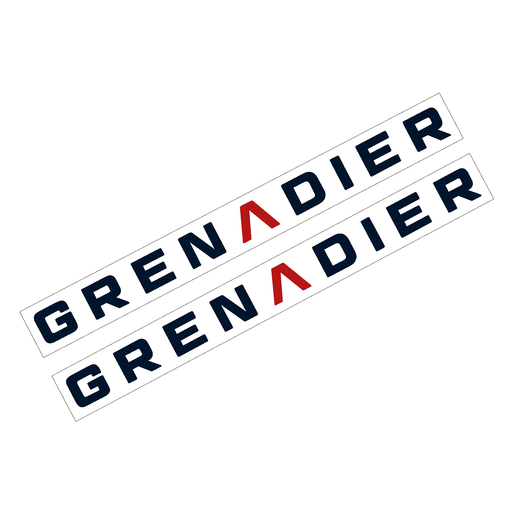 Grenadier 5" Stickers - 2024+ Grenadier - sku-48359874167103-  DRIVEN - 1