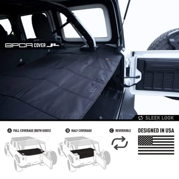 Jeep Wrangler JL 4DR Cargo Cover PRO (2018+) - JL4CC-P-HT-JL4CC-P-ST-JL4FD-P-HT-JL4FD-P-ST-  DRIVEN - 6