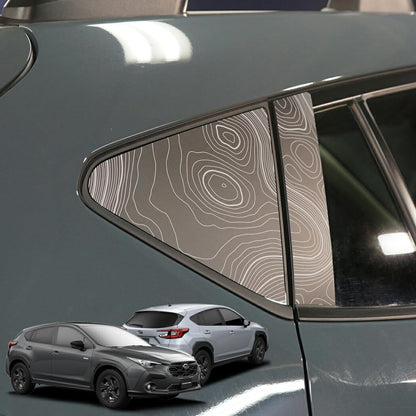 Topographic Map Pillar Overlays - 2024+ Crosstrek - 24CROSSBPILLARTOPO-CG-24CROSSBPILLARTOPO-CODE-24CROSSBPILLARTOPO-COOL-24CROSSCPILLARTOPO-CG-24CROSSCPILLARTOPO-CODE-  DRIVEN - 1