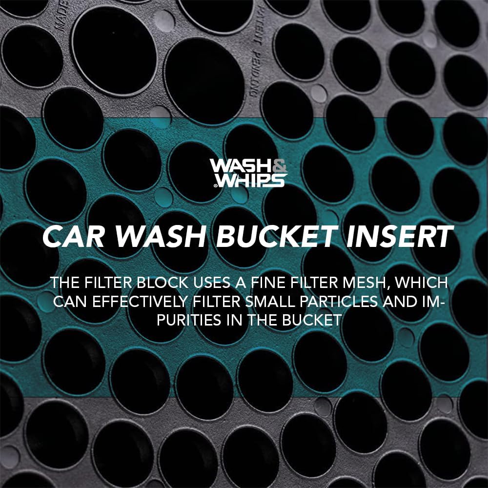 WASH&WHIPS |  Pit Stop Particle Interceptor - Fits 5 / 3.5 G Buckets - MFH111-MFH111-2pk-  DRIVEN - 4