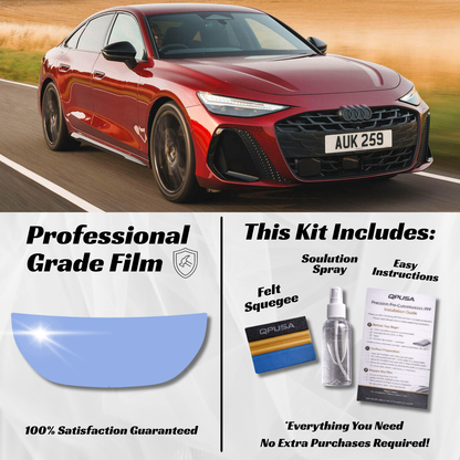 Audi A6 (2026+) Partial Hood PPF Protection Kit - Pre-Cut - sku-51605685829764-  DRIVEN - 1