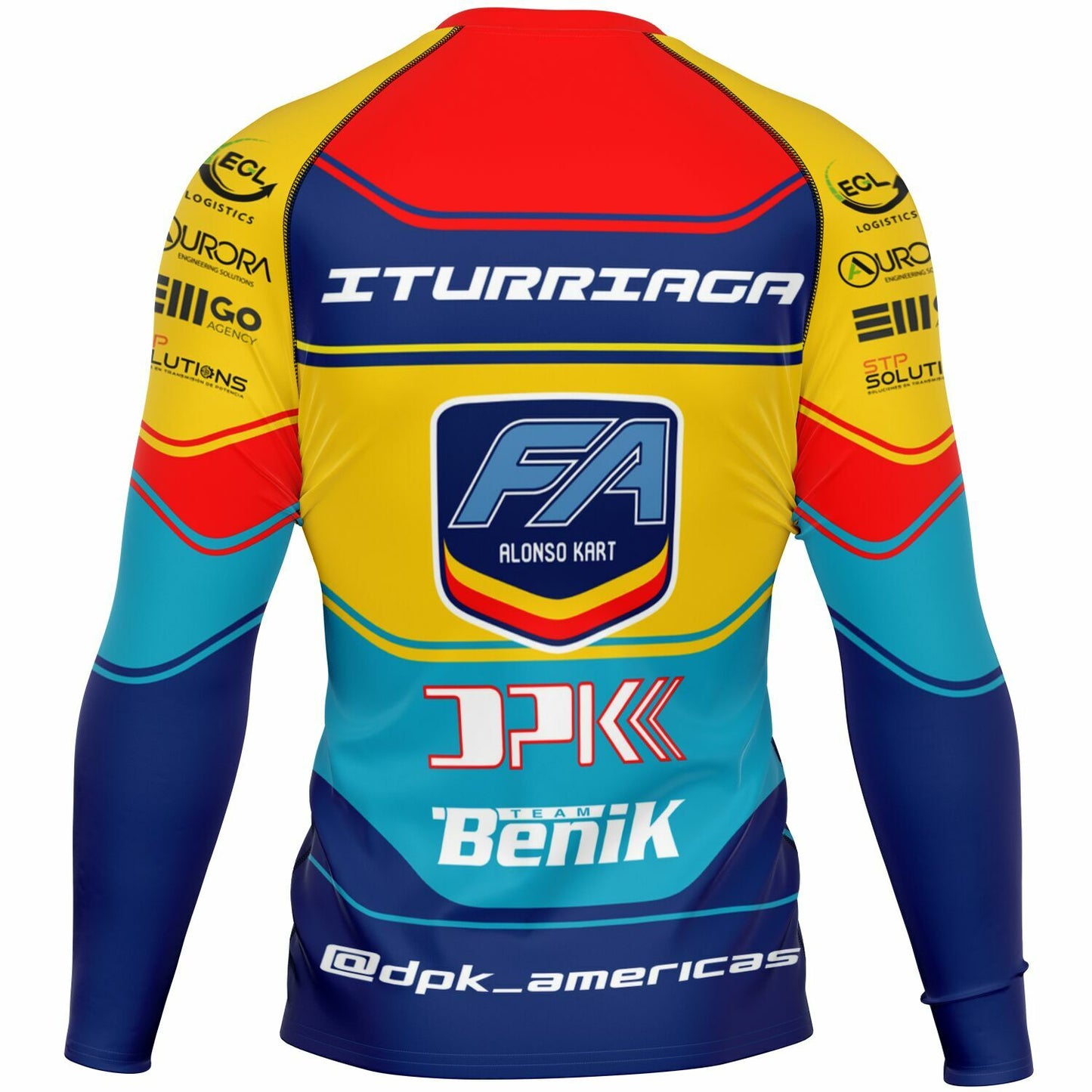 DPK Racing-Tricolor-Underwear TOP-Long Sleeve