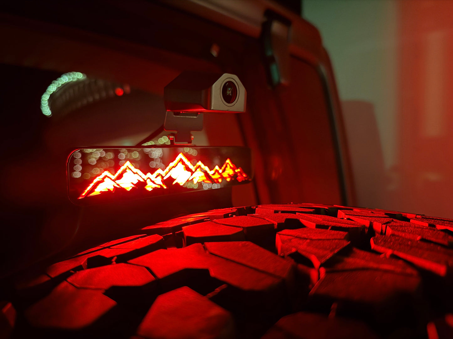 Laser Series Acrylic Third Brake Light Overlay - 2018+ Wrangler JL - 18JLLASERBRAKE-MR-18JLLASERBRAKE-SIW-  DRIVEN - 2