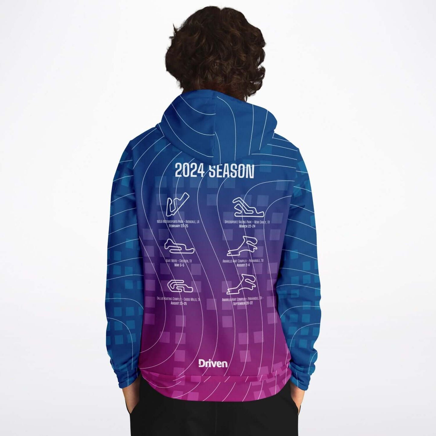 DRIVEN | TSRS '24 | Hoodie - Adult - Pink/Blue