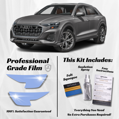Audi Q8 (2024-2026) Headlight PPF Protection Kit - Pre-Cut - sku-51605760245892-  DRIVEN - 1
