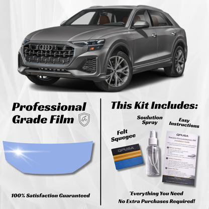 Audi Q8 (2024-2026) Partial Hood PPF Protection Kit - Pre-Cut - sku-51605770469508-  DRIVEN - 1