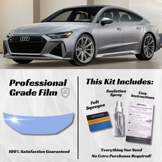 Audi RS7 (2021-2026) Partial Hood PPF Protection Kit - Pre-Cut - sku-51605791015044-  DRIVEN - 1