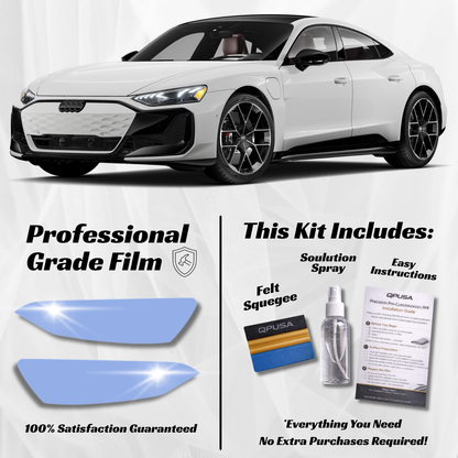 Audi e-tron GT RS Headlight PPF Protection Kit - Pre-Cut - sku-51605847965828-  DRIVEN - 1