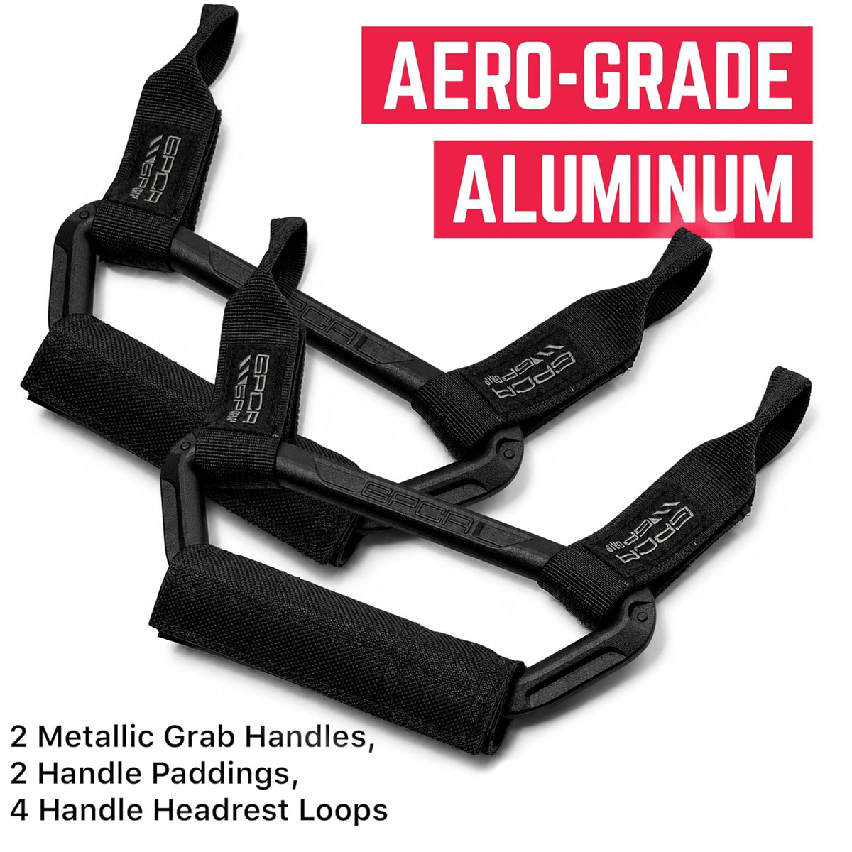 Back Grip PRO Headrest Handles for TESLA S/ 3/ Y - BGX-P2-SG-  DRIVEN - 3