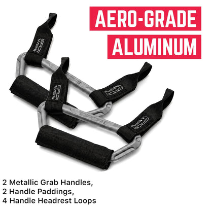 Back Grip PRO Headrest Handles for TESLA S/ 3/ Y - BGX-P2-SG-  DRIVEN - 2