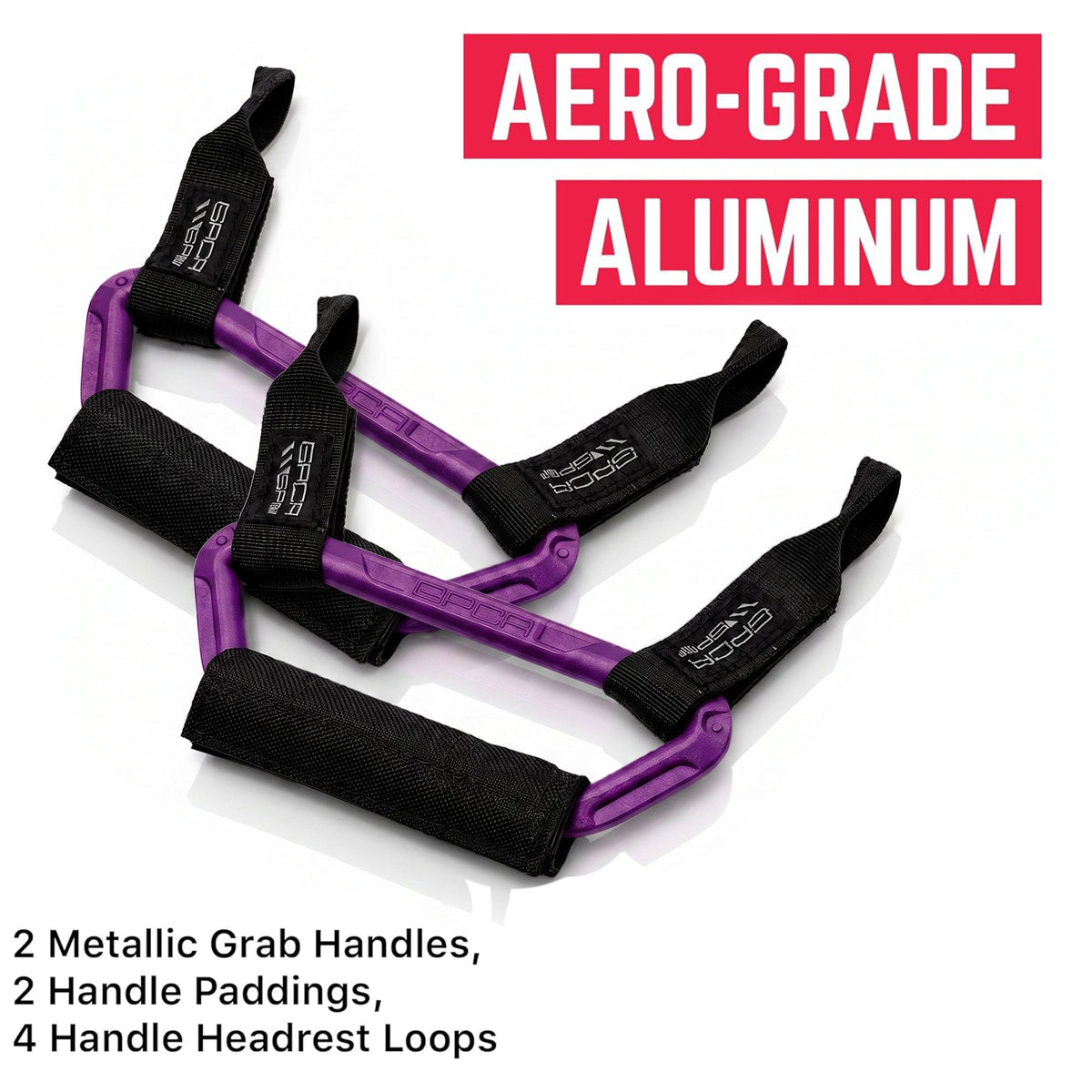 Back Grip PRO Headrest Handles for TESLA S/ 3/ Y - BGX-P2-ORG-  DRIVEN - 13