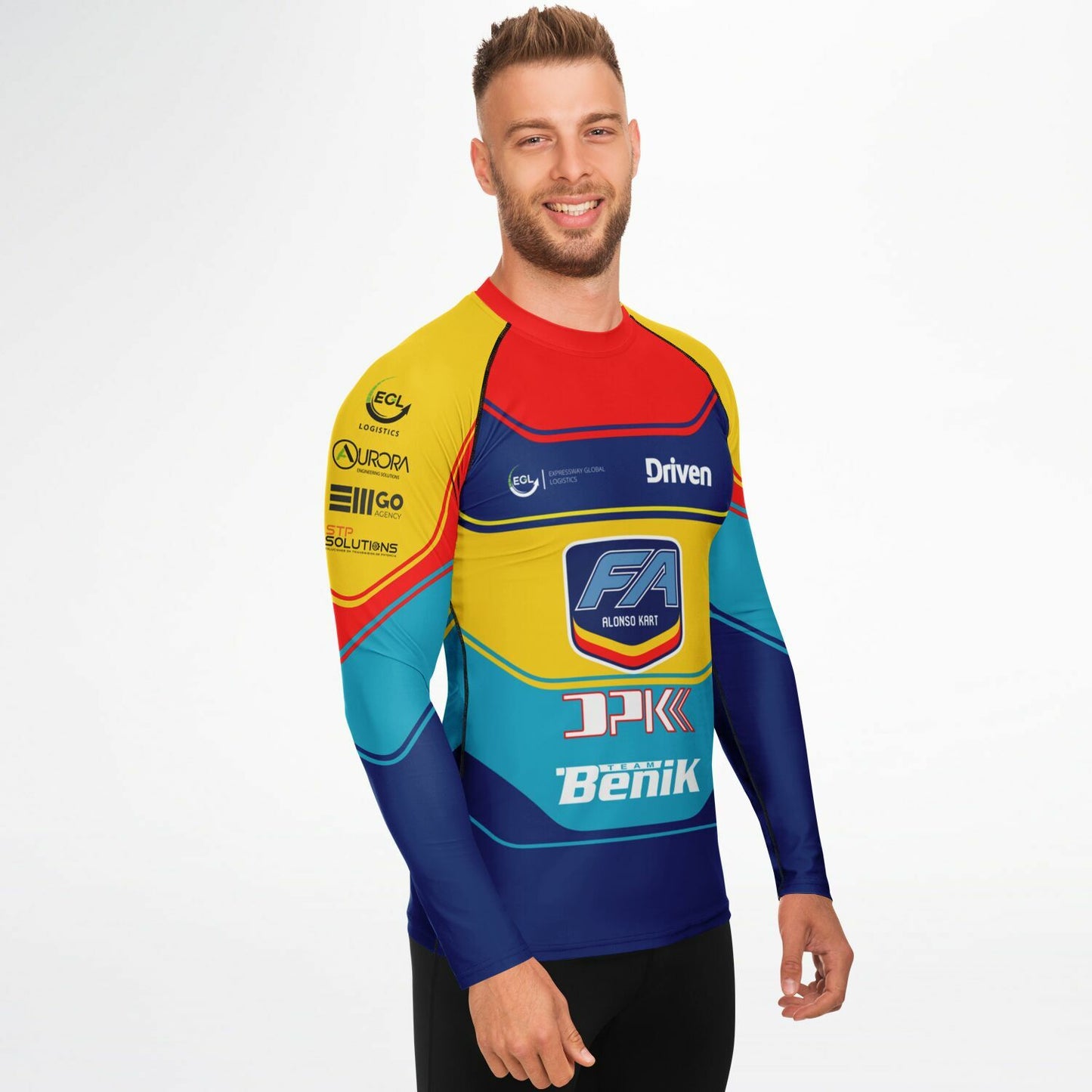 DPK Racing-Tricolor-Underwear TOP-Long Sleeve