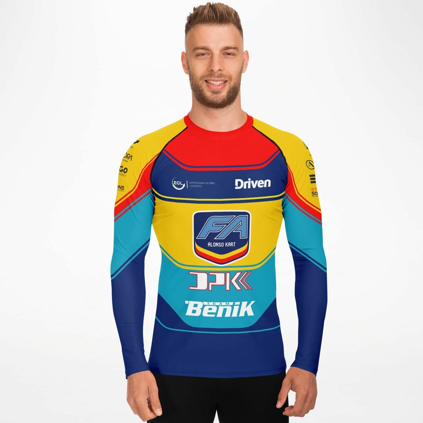 DPK Racing-Tricolor-Underwear TOP-Long Sleeve