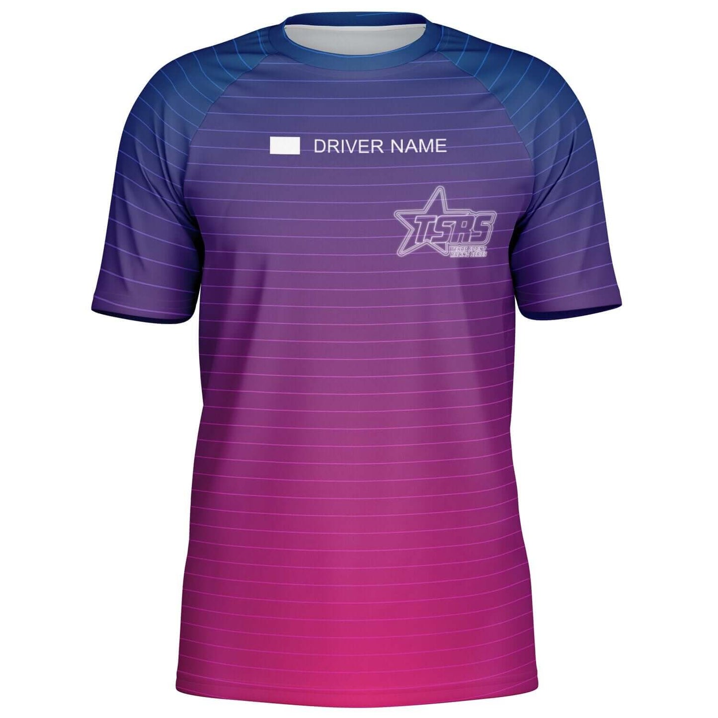 DRIVEN | TSRS '24 | Karting Underwear Top - Short Sleeve - Adult - Pink/Blue