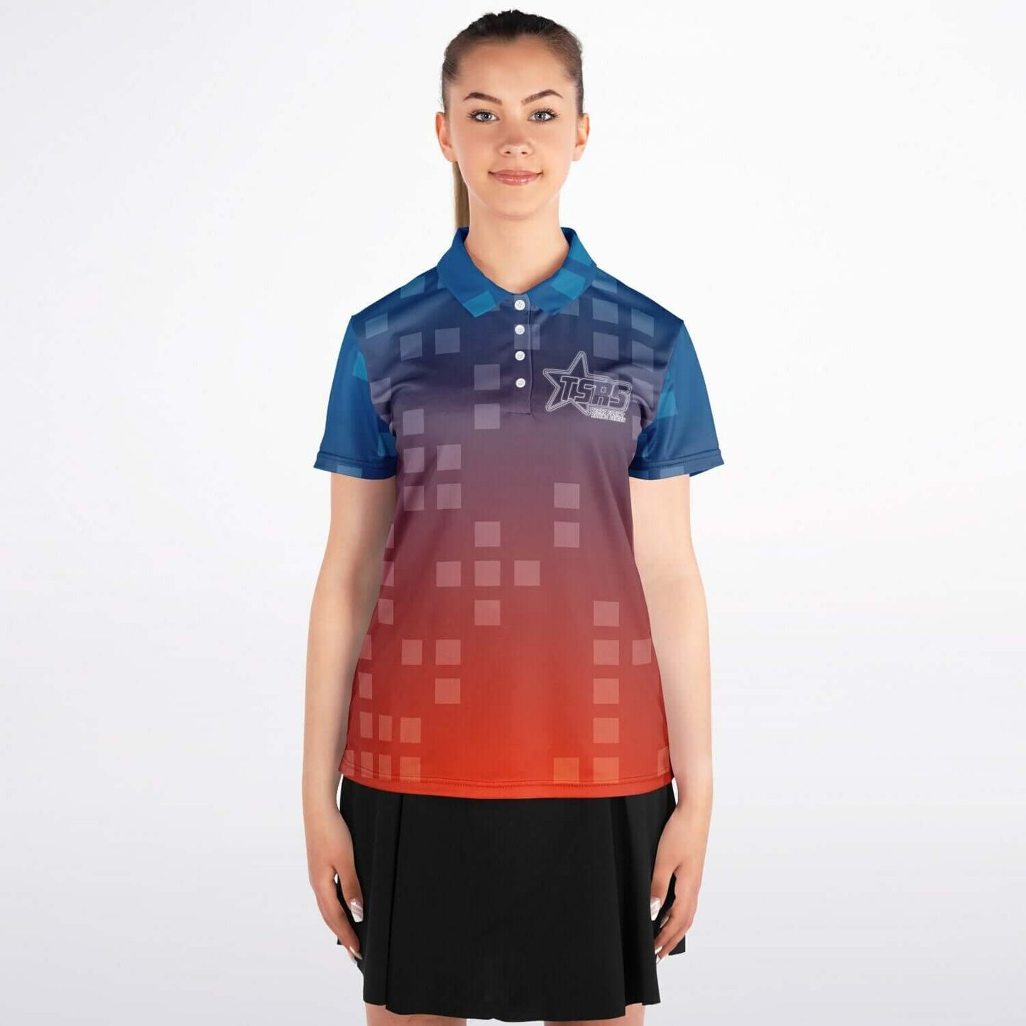 DRIVEN | TSRS '24 | Polo - Adult - Female - Red/Blue - UPF 50+