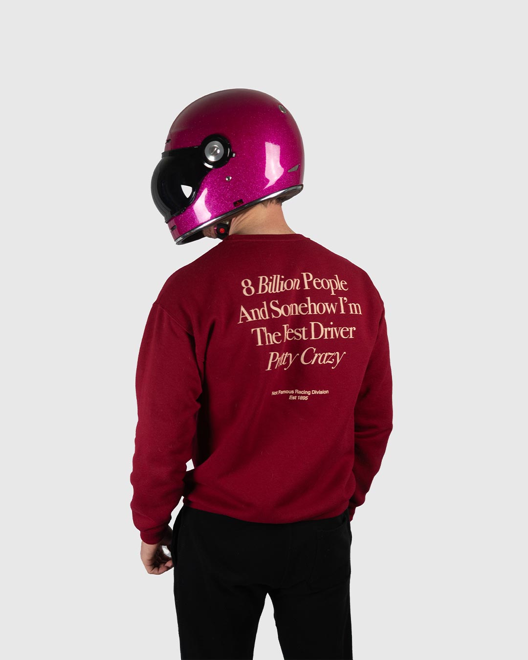 NFRD | 8 Billion Sweatshirt - nfr-8-billion-sweatshirt-maroon-s-nfr-8-billion-sweatshirt-maroon-m-nfr-8-billion-sweatshirt-maroon-l-nfr-8-billion-sweatshirt-maroon-xl-nfr-8-billion-sweatshirt-maroon-2xl-  DRIVEN - 4