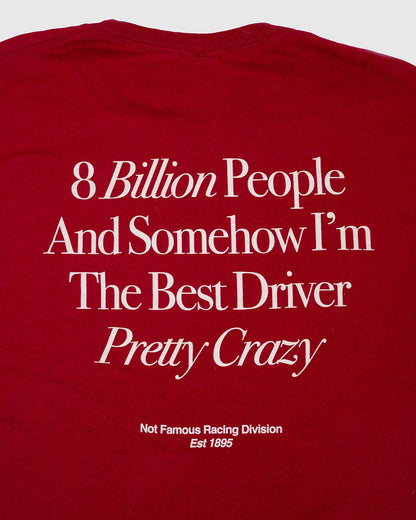NFRD | 8 Billion Tee - nfr-8-billion-tee-maroon-s-nfr-8-billion-tee-maroon-m-nfr-8-billion-tee-maroon-l-nfr-8-billion-tee-maroon-xl-nfr-8-billion-tee-maroon-2xl-  DRIVEN - 5
