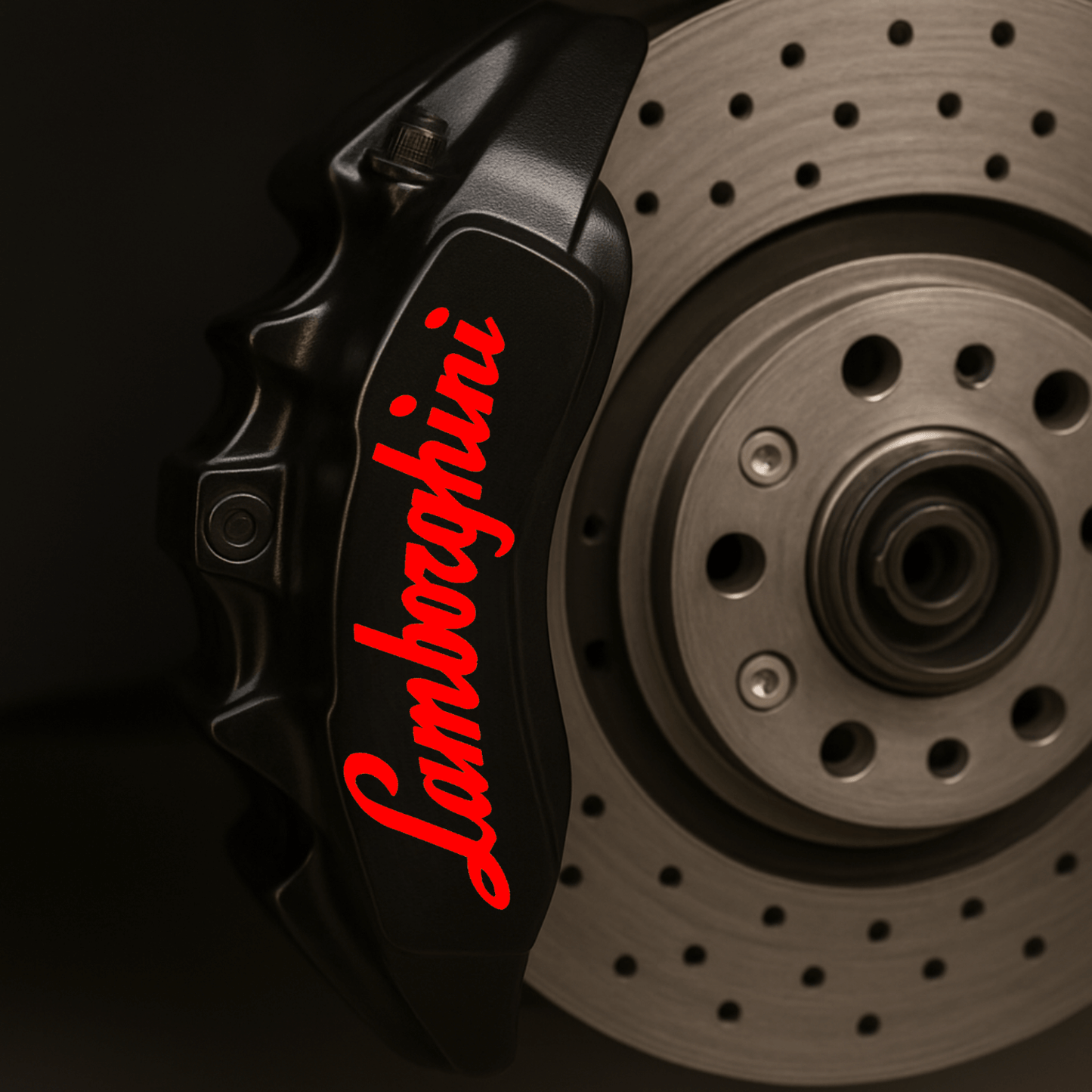 Lamborghini Logo Vinyl Decal for Performance Brake Calipers Kit - sku-50888839725188-sku-50888839757956-sku-50888899887236-sku-50888899920004-sku-50888899952772-  DRIVEN - 5