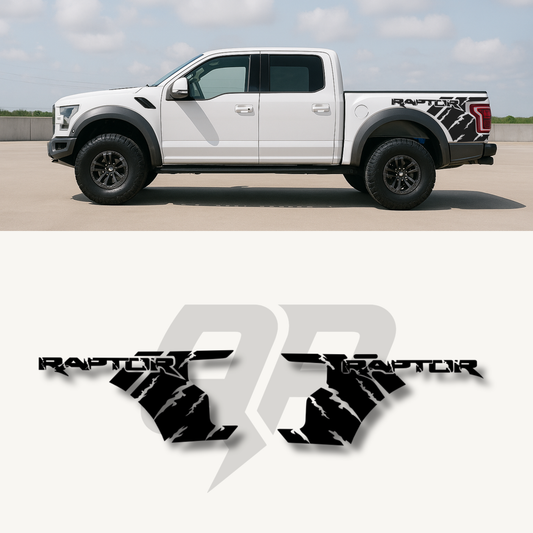 2017–2020 Ford Raptor Fender Graphic Decal Kit - sku-51308182864004-sku-51308182896772-sku-51308182929540-sku-51308182962308-sku-51308182995076-  DRIVEN - 1