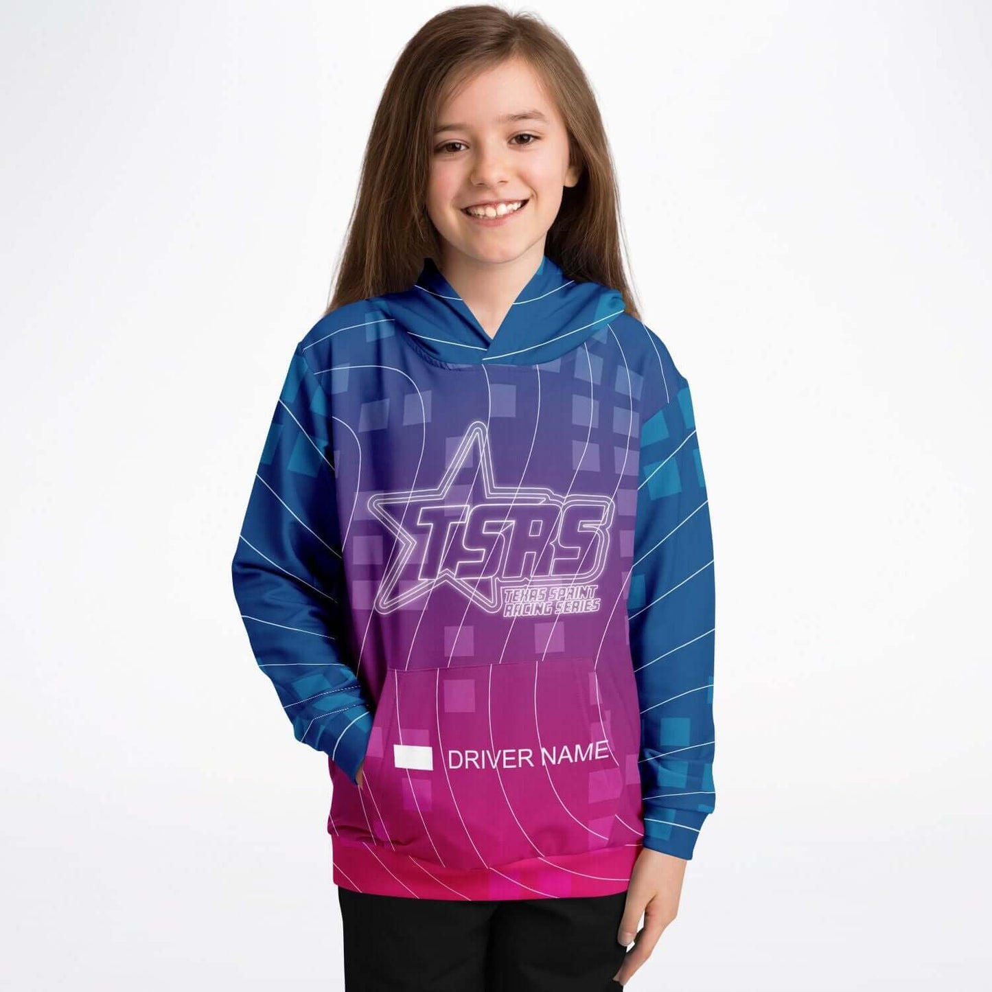 DRIVEN | TSRS '24 | Hoodie - Child - Pink/Blue