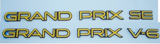 Door Badge Overlay Decals - 88-96 Grand Prix - PO:GP:G5:GP-B-01-PO:GP:G5:GP-B-02-PO:GP:G5:GP-B-03-PO:GP:G5:GP-B-04-PO:GP:G5:GP-B-05-  DRIVEN - 1