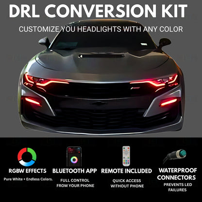 Chevrolet Camaro RS/SS RGBWA DRL Boards (2019-2024) - F11 | A12 | P2   - BX1-F11 | F12 | A12 | P2   - BX3-F11 | E1 | A12 | P2   - BX3-F11 | F12 | E1 | A12 | P2   - BX4-  DRIVEN - 8