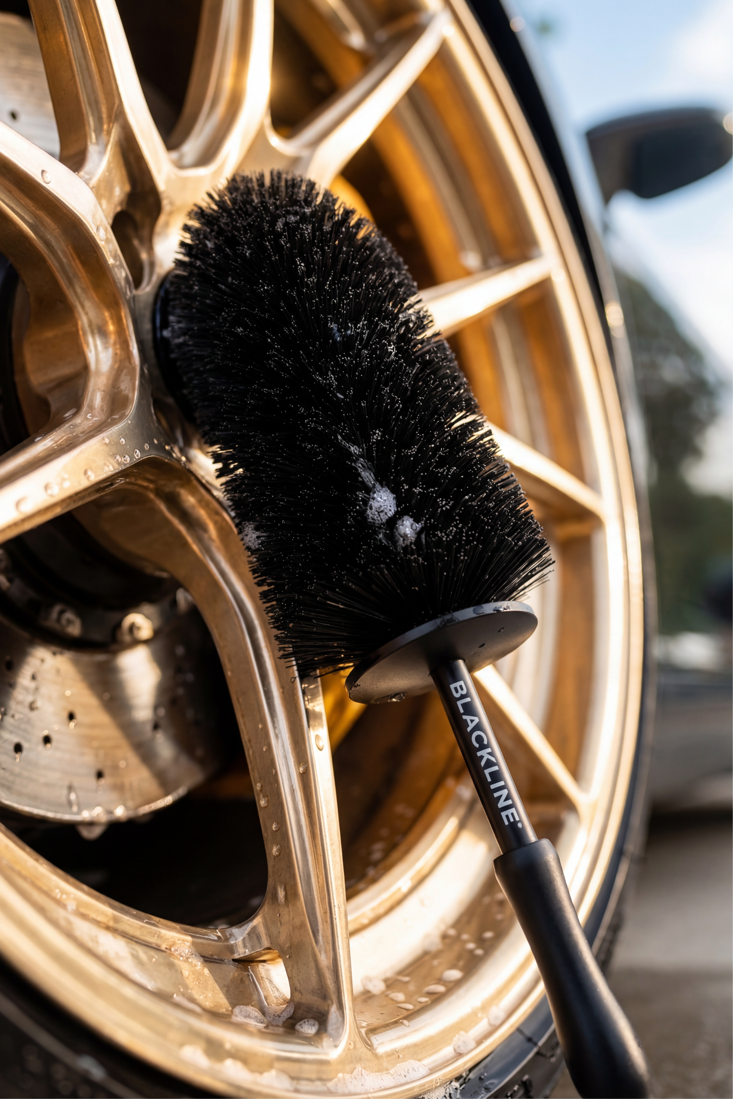 BLACKLINE® WHEEL BARREL BRUSH - BLWBB-  DRIVEN - 4