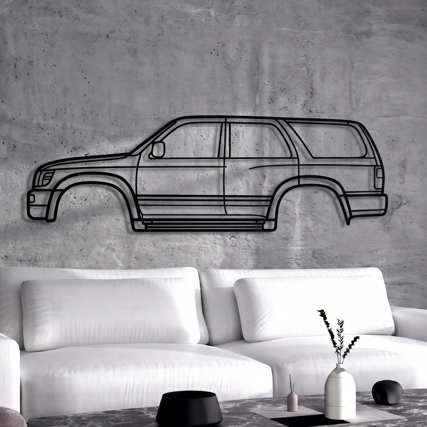 1996 4Runner 3rd Gen (N180)  Metal Car Wall Art - MT0257 - MT0257B49L-  DRIVEN - 3