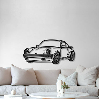911 930 Perspective Metal Car Wall Art - MT0459 - MT0459B69L-MT0459B80L-MT0459B99L-MT0459B115L-MT0459B140L-  DRIVEN - 5