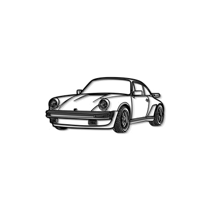 911 930 Perspective Metal Car Wall Art - MT0459 - MT0459B69L-MT0459B80L-MT0459B99L-MT0459B115L-MT0459B140L-  DRIVEN - 8