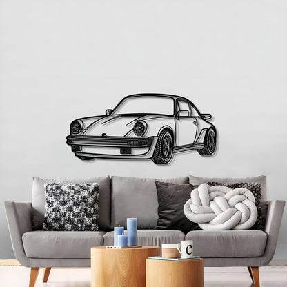 911 930 Perspective Metal Car Wall Art - MT0459 - MT0459B69L-MT0459B80L-MT0459B99L-MT0459B115L-MT0459B140L-  DRIVEN - 3