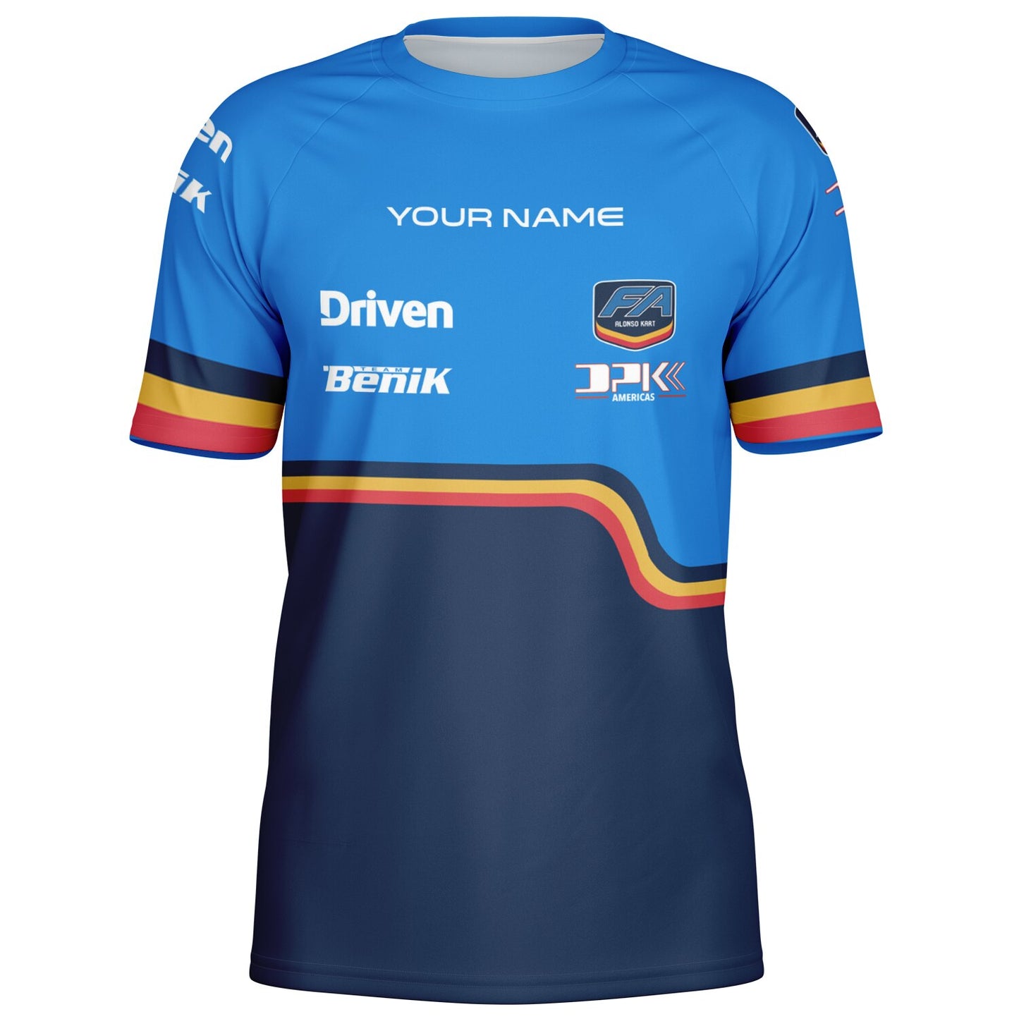 DPK Racing-Blue-Underwear Top-Short Sleeve