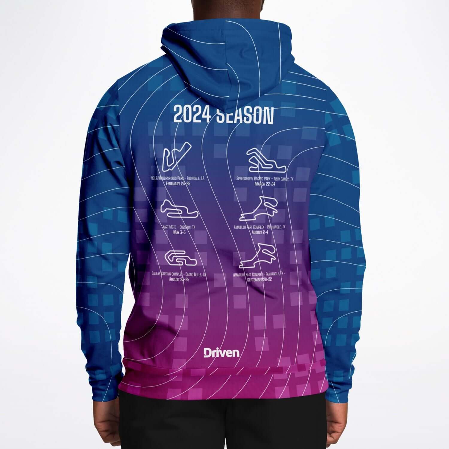 DRIVEN | TSRS '24 | Hoodie - Adult - Pink/Blue - | DRIVEN | - SBHDA-536475-XS-SBHDA-536475-S-SBHDA-536475-M-SBHDA-536475-L-SBHDA-536475-XL-SBHDA-536475-2XL-SBHDA-536475-3XL-SBHDA-536475-4XL