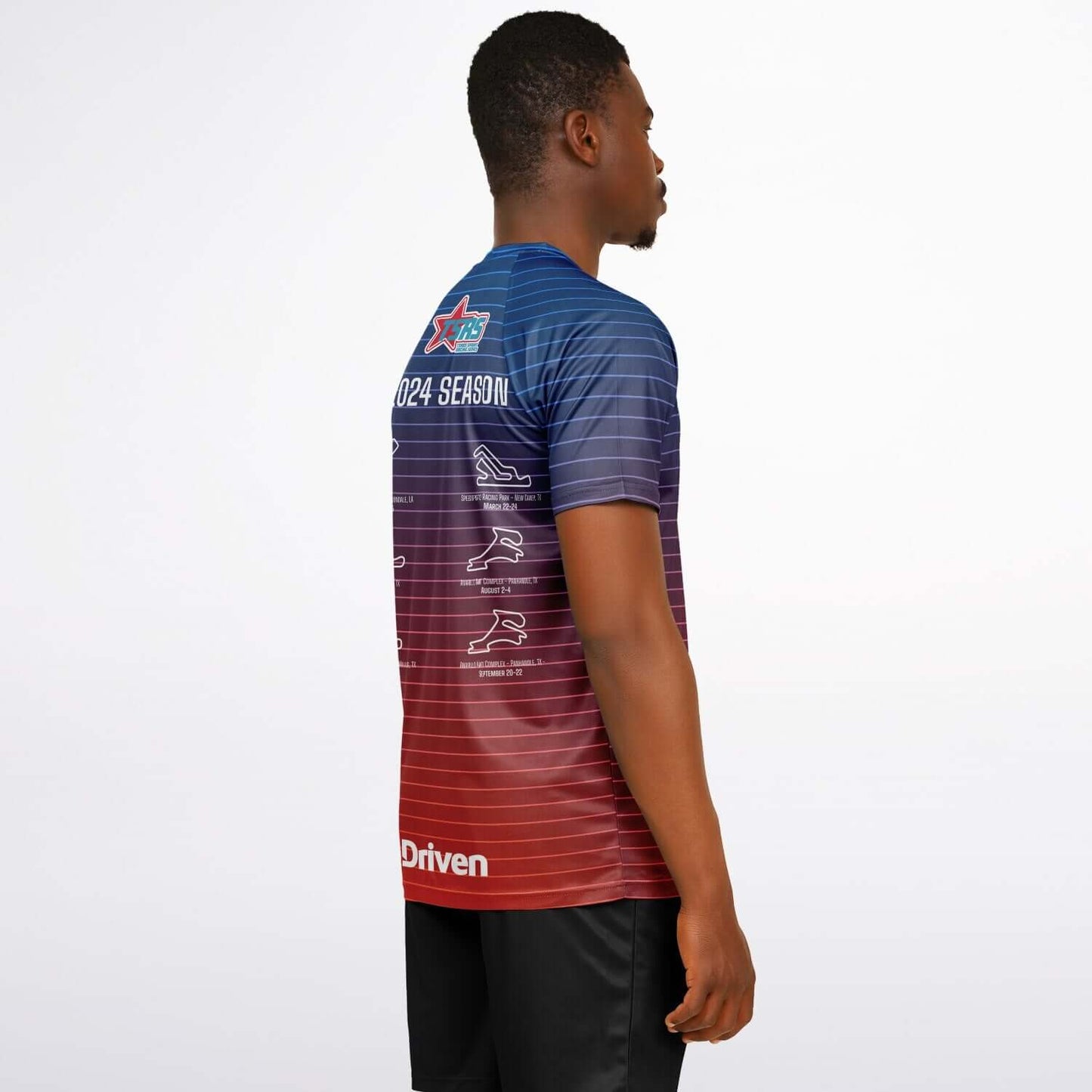 DRIVEN | TSRS '24 | Karting Underwear Top - Short Sleeve - Adult - Red/Blue