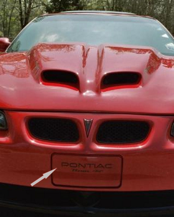 Front Plate Lettering Inlay Decal - 97-03 Grand Prix - GP9703:Front-01-GP9703:Front-02-GP9703:Front-03-GP9703:Front-04-GP9703:Front-05-  DRIVEN - 12