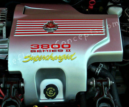 L67 Engine Cover Overlays - 97-04 Regal GS (Supercharged) - L67EC:Regal-  DRIVEN - 1