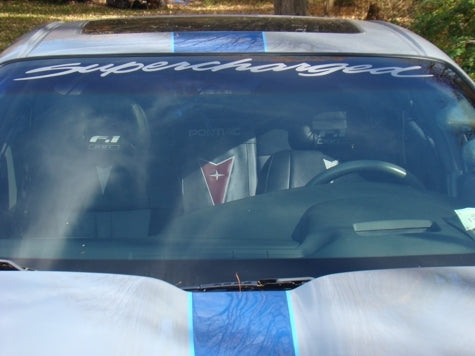 SUPERCHARGED TURBOCHARGED Windshield Decal - SC-S:WINDSHIELD-86-SC-S:WINDSHIELD-87-sku-42841179488443-sku-42841179521211-sku-42841179750587-  DRIVEN - 2