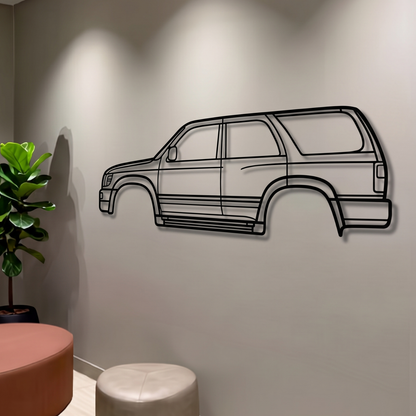 1996 4Runner 3rd Gen (N180)  Metal Car Wall Art - MT0257 - MT0257B49L-  DRIVEN - 4