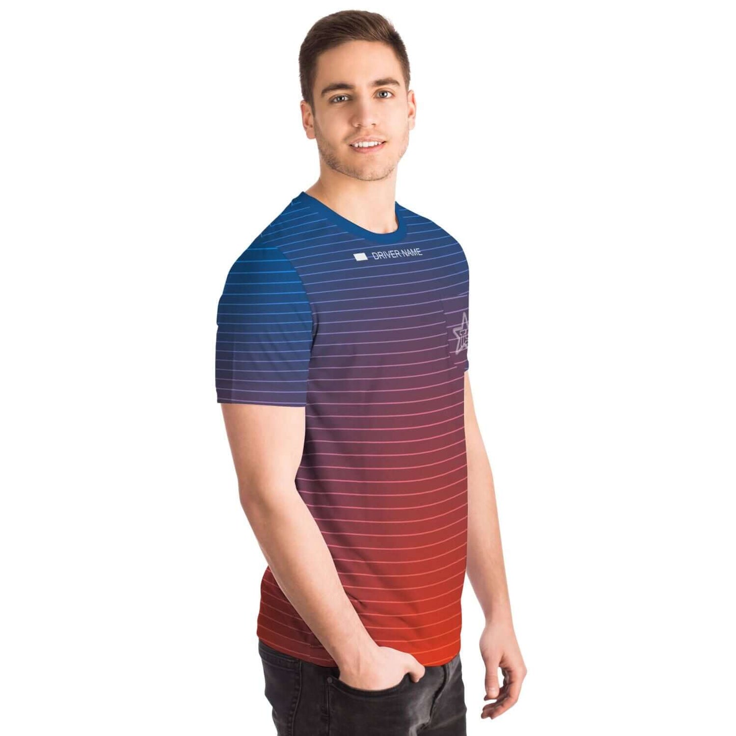 DRIVEN | TSRS '24 | T-Shirt with Pocket - Adult - Red/Blue - | DRIVEN | - SBTP-556900-XS-SBTP-556900-S-SBTP-556900-M-SBTP-556900-L-SBTP-556900-XL-SBTP-556900-2XL-SBTP-556900-3XL-SBTP-556900-4XL