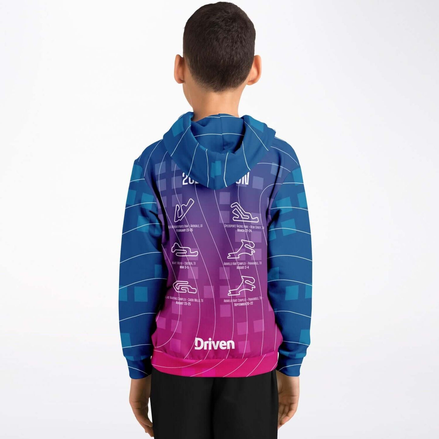 DRIVEN | TSRS '24 | Hoodie - Child - Pink/Blue