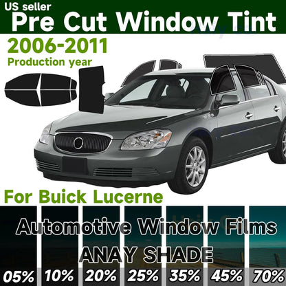 Precut Window Tint Kit for Buick Lucerne (2006–2011) | UV-IR Block & Privacy Film - 200000182:29#All Side and Rear;200007763:201336106;5:100014065#25 precent-200000182:29#All Side and Rear;200007763:201336106;5:361386#20 precent-200000182:29#All Side and Rear;200007763:201336106;5:4183#45 precent-200000182:29#All Side and Rear;200007763:201336106;5:4182#35 precent-200000182:193#Front Window;200007763:201336106;5:361385#10 precent-  DRIVEN - 1