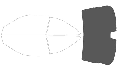 Precut Window Tint Kit for Honda Civic Coupe (2001–2005) | UV Block & Privacy Film - 14:200004890#Front Window 10 VLT;200007763:201336106-14:200004889#Front Window 05 VLT;200007763:201336106-14:200003699#Front Window 25 VLT;200007763:201336106-14:200004891#Front Window 20 VLT;200007763:201336106-14:365458#Front Window 45 VLT;200007763:201336106-  DRIVEN - 19