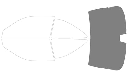Precut Window Tint Kit for Honda Civic Coupe (2001–2005) | UV Block & Privacy Film - 14:200004890#Front Window 10 VLT;200007763:201336106-14:200004889#Front Window 05 VLT;200007763:201336106-14:200003699#Front Window 25 VLT;200007763:201336106-14:200004891#Front Window 20 VLT;200007763:201336106-14:365458#Front Window 45 VLT;200007763:201336106-  DRIVEN - 23