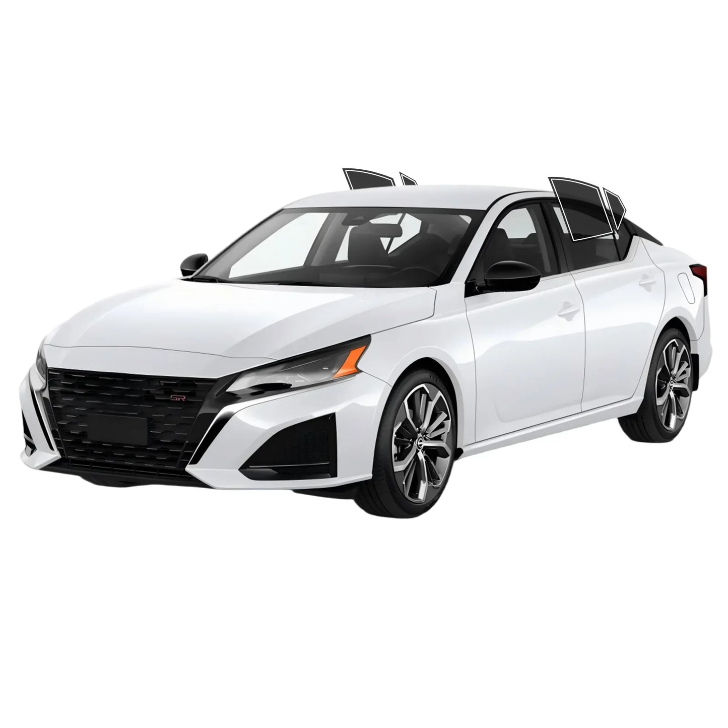 Precut Window Tint Kit for Nissan Altima Sedan (2019–2025) | UV Block & Privacy Film - 14:202638829#Rear Windshield 05;200007763:201336106-14:201449062#Rear Windshield 10;200007763:201336106-14:520468414#Rear Windshield 20;200007763:201336106-14:933#Rear Windshield 25;200007763:201336106-14:203125846#Rear Windshield 35;200007763:201336106-  DRIVEN - 7