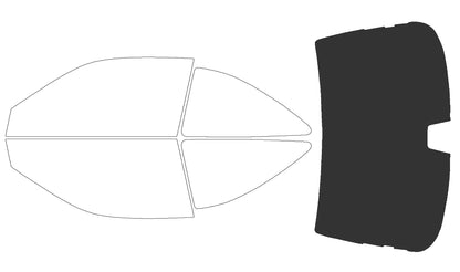 Precut Window Tint Kit for Honda Civic Coupe (2001–2005) | UV Block & Privacy Film - 14:200004890#Front Window 10 VLT;200007763:201336106-14:200004889#Front Window 05 VLT;200007763:201336106-14:200003699#Front Window 25 VLT;200007763:201336106-14:200004891#Front Window 20 VLT;200007763:201336106-14:365458#Front Window 45 VLT;200007763:201336106-  DRIVEN - 13